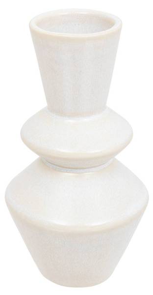 Soliflore SOLEYA Weiß - Keramik - 7 x 14 x 7 cm