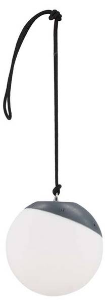 Hanglamp Doris zwart - kunststof - 20 x 19 x 20 cm