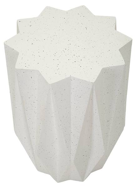 Kaffeetisch Star Beige - Harz - 39 x 53 x 39 cm