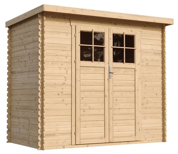 Gartenhaus M310F Beige - Fichte - 235 x 200 x 130 cm