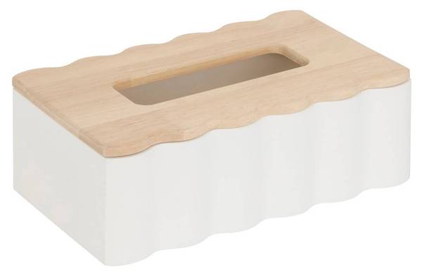 Dekobox CHERIE Weiß - Holzwerkstoff - 15 x 9 x 25 cm