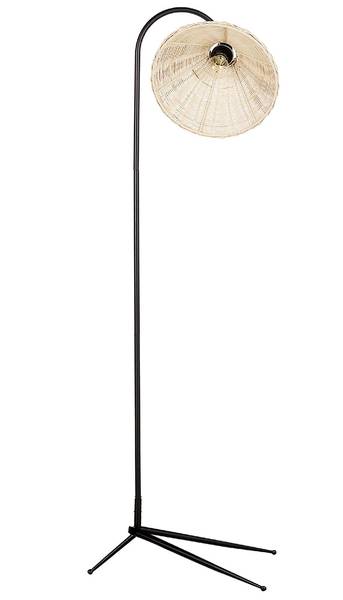 Stehlampen KERIAN Schwarz - Blau - Rattan - 46 x 148 x 63 cm