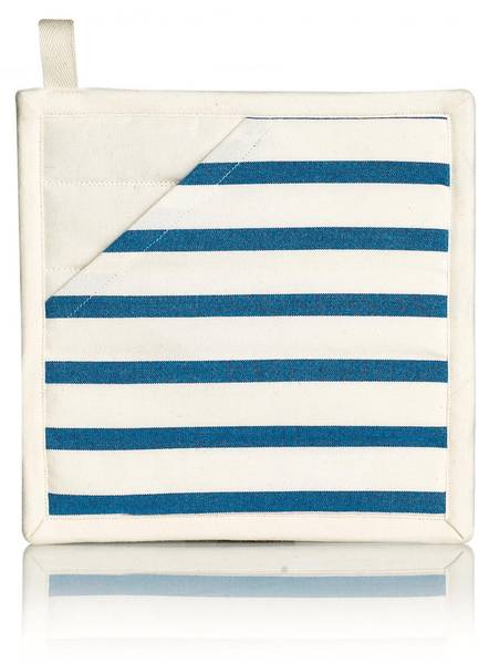 2-in-1-Topflappen Nalou Weiß - Textil - 20 x 1 x 20 cm