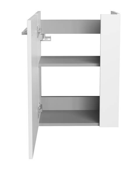 Waschbeckenunterschrank SBC Sceno Weiß Weiß - Holzwerkstoff - 60 x 70 x 34 cm