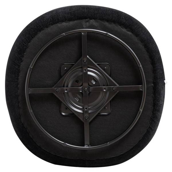 Drehsessel Max Anthrazit - Flachgewebe - Polyester