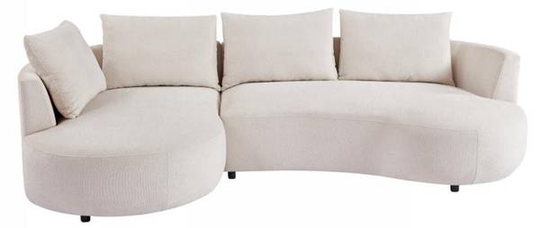 Sofa ohne Schlafmöglichkeit LOUSADO Beige