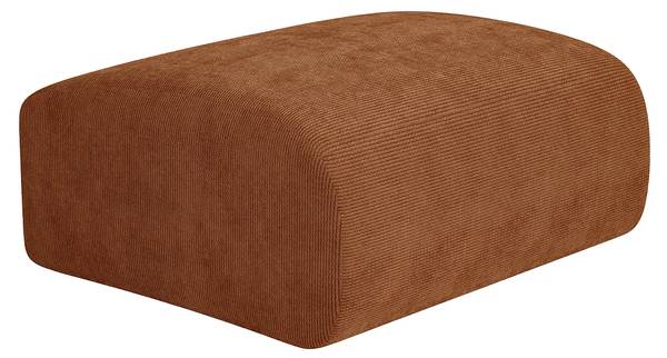 Sitzhocker POGNI Braun - Textil - 75 x 45 x 75 cm