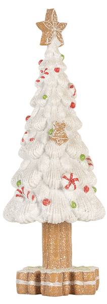 Weihnachtsbaum Santa Marie Weiß - Kunststoff - 12 x 33 x 12 cm