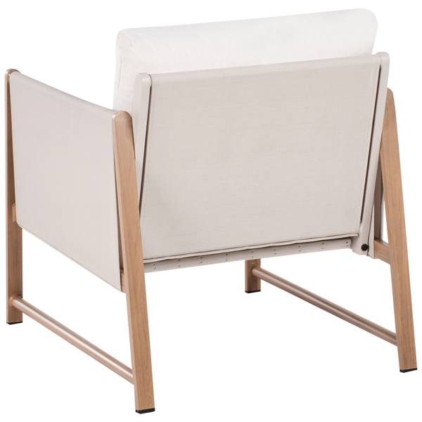 Zitgroep NOLA 5-delig beige - bruin - metaal - Breedte: 83 cm