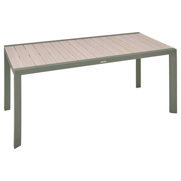 Gartentisch EVASION Beige - Metall - 80 x 75 x 169 cm