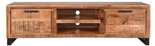TV-Schrank Glasgow Braun - Holzwerkstoff - 45 x 45 x 160 cm