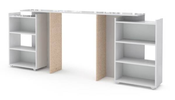 Kopfende Nada Hochglanz Cremeweiß - Weiß