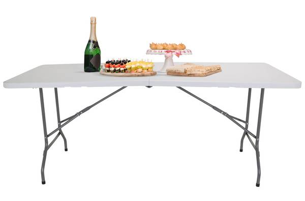Klapptisch EASY UP MULTI II Weiß - Kunststoff - 152 x 74 x 70 cm