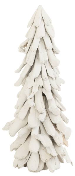 Weihnachtsbaum POW Weiß - Holz teilmassiv - 25 x 70 x 25 cm