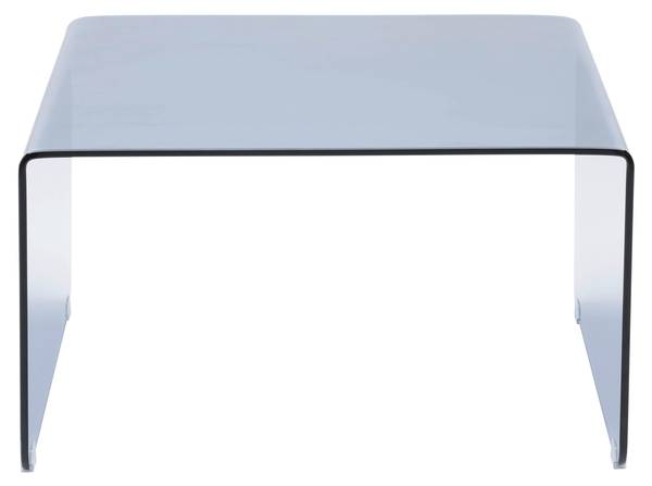 Couchtisch WING Grau - Glas - 70 x 40 x 70 cm