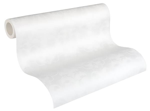 Überstreichbare Tapete 961815-GU Weiß - Fleece - 53 x 1005 x 1 cm
