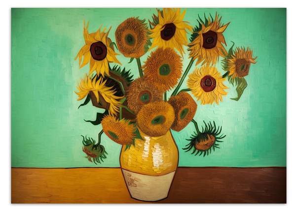 Fototapete Sonnenblumen V. van Gogh 400 x 280 cm