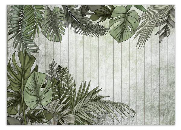 Fototapete Exotische Blätter 150 x 105 cm