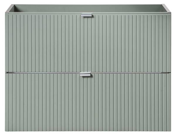 Schrank unter waschbecken LINE CUW80 2D Grün - Melamin - 80 x 57 x 39 cm