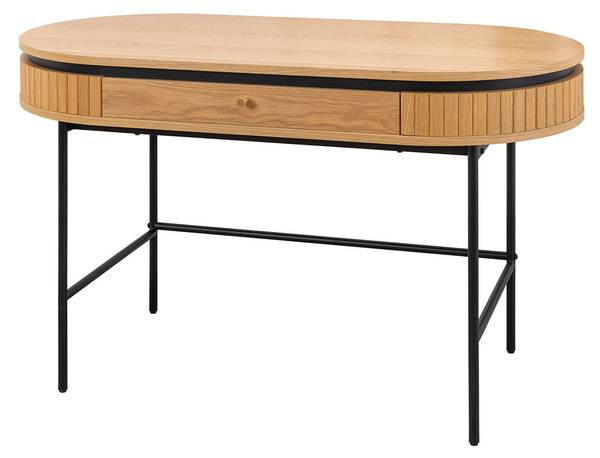 Schreibtisch ATELIER Braun - Holzwerkstoff - 120 x 76 x 60 cm