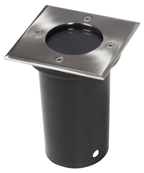 Bodeneinbaustrahler 160437  (12er Set) Silber - Aluminium - 11 x 15 x 11 cm