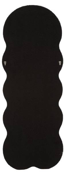 Spiegel Miki zwart - deels massief hout - 60 x 160 x 4 cm