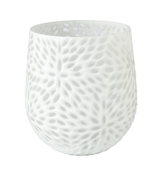 Vase White Carved kaufen