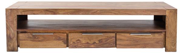 TV-Board MAKASSAR Braun - Sheesham - 170 x 45 x 45 cm