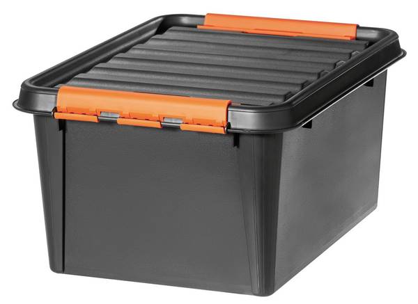 Aufbewahrungsbox Pro 32L Schwarz - Kunststoff - 39 x 26 x 50 cm