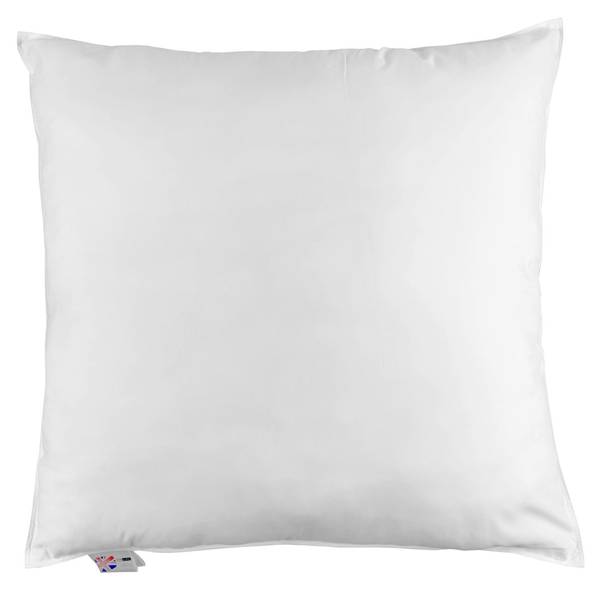 Kopfkissen Entenfedern Weiß - Textil - 80 x 15 x 80 cm