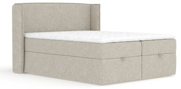 Bed Passion beige - grijs - Ligoppervlak breedte: 200 cm