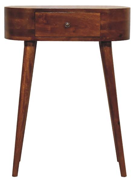 Console Albion Marron - Manguier - 60 x 78 x 30 cm
