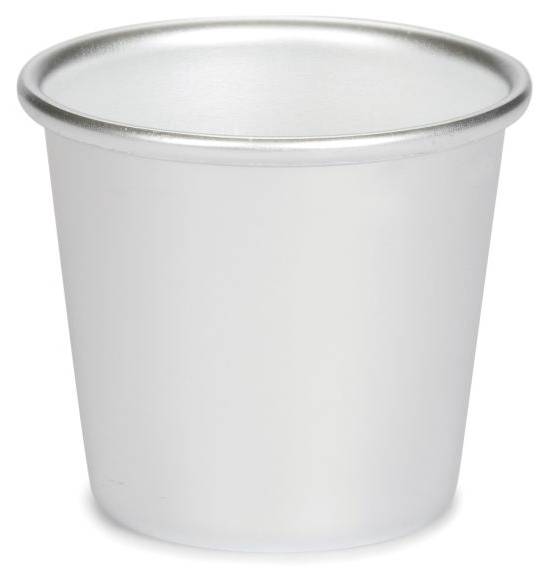 Timbal-Form Basic Silber - Metall - 2 x 6 x 8 cm