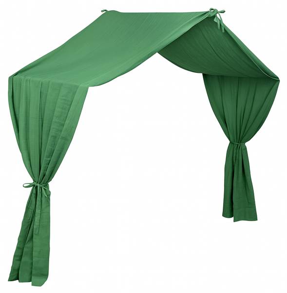 Betthimmel 101031 Grün - Textil - 160 x 1 x 470 cm