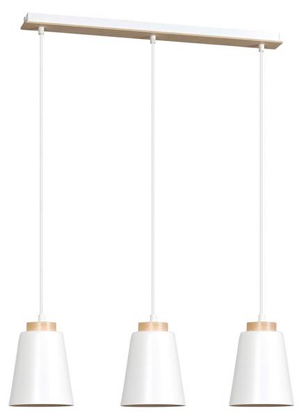 Pendelleuchte VK86818473 Weiß - Stahl - 1 x 100 x 66 cm
