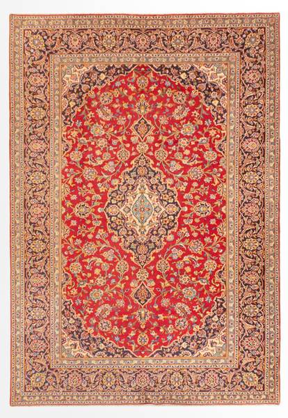 Orientteppich Oriental Rot - Naturfaser - 242 x 1 x 350 cm