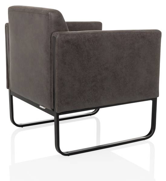 Fauteuils lounges Aruba Retro Gris - Tissé à plat - 67 x 78 x 71 cm