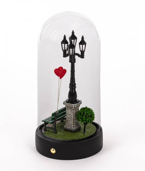 LAMPADA TAVOLO IN RESINA MY LITTLE VALEN Glas - 23 x 23 x 12 cm