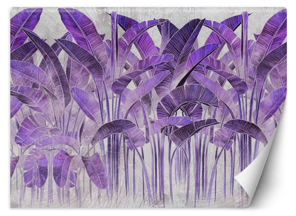 Papier peint feuilles de bananier 100 x 70 cm