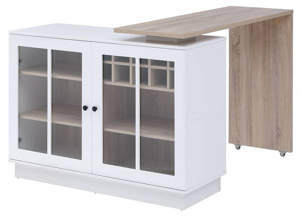 Barmöbel ARAMETA Beige - Glas - 45 x 95 x 245 cm