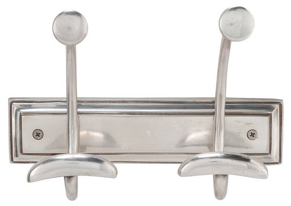 Wandhaken PATER2 Silber - Metall - 15 x 17 x 23 cm