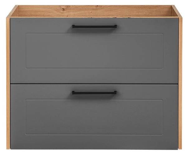 Schrank unter waschbecken MADERA CUW80 Beige - Melamin - 80 x 61 x 46 cm