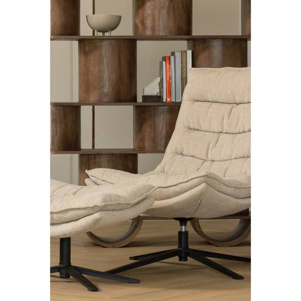 Drehstuhl Kube Beige - Hellbeige