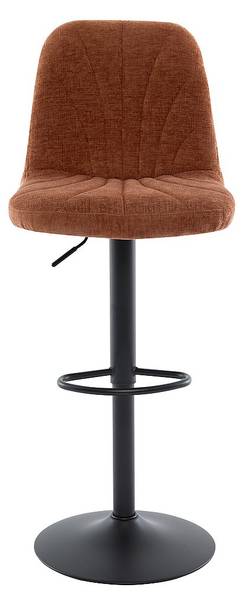 Barhocker LASANDRIA 2er-Set Braun - Textil - 47 x 117 x 54 cm