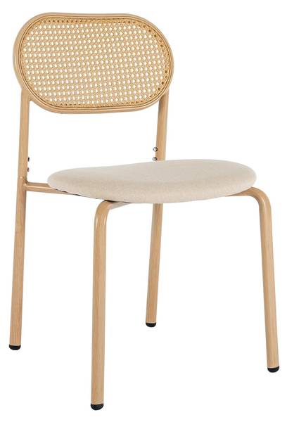 Rattan Esszimmerstühle TBASU 2er-Set Braun - Polyrattan - Massivholz - 48 x 81 x 45 cm