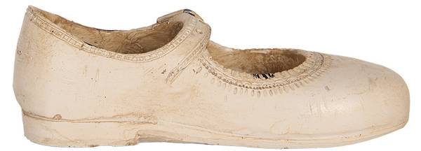 Dekorationsfigur Schuh Deco&Inley Beige - Kunststoff - 6 x 5 x 15 cm