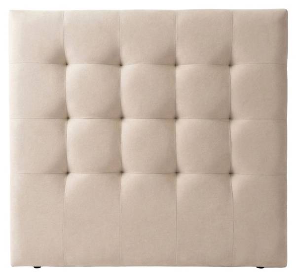 Kopfteil Ardi Beige - Holzwerkstoff - 107 x 100 x 8 cm