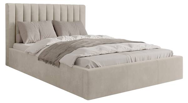 Polsterbett Cosmo Beige - Liegefläche Breite: 140 cm
