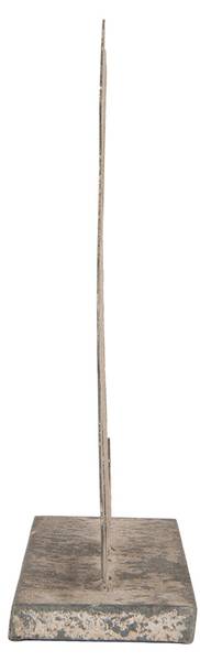 Decoratie Beeld Hond Deco&Agap grijs - metaal - 8 x 24 x 20 cm
