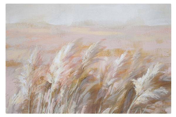 Akustikbild Aquarell Pampasgras 90 x 60 cm